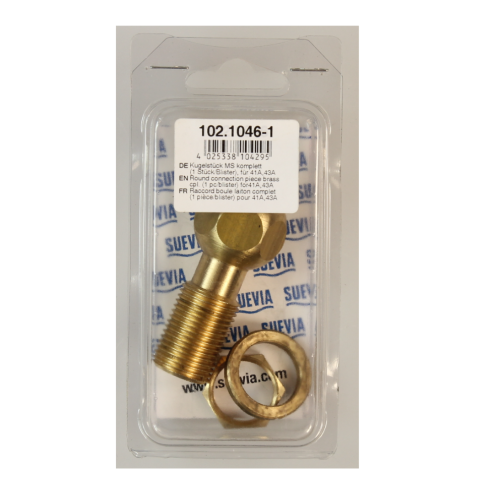 Lodveida misiņa savienojums dzirdnēm 41A, 43A